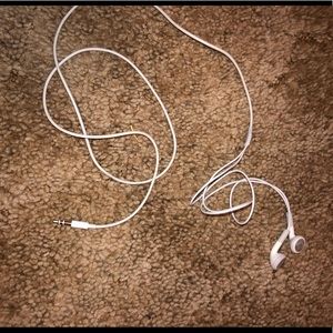 White headphones
